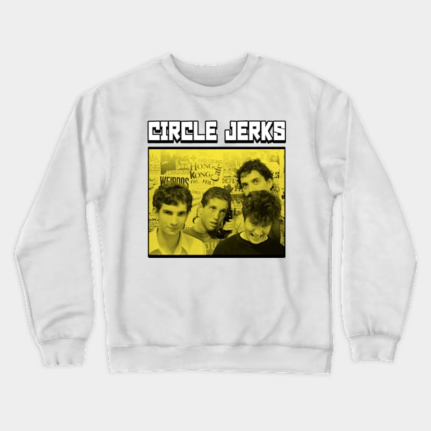 CIRCLE JERKS Crewneck Sweatshirt by Pemandangan Kenangan 2000